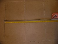 Hadice brzdova - vedeni delka cca 72cm 90 stupnu